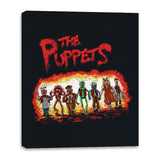 The Puppets - Canvas Wraps Canvas Wraps RIPT Apparel 16x20 / Black