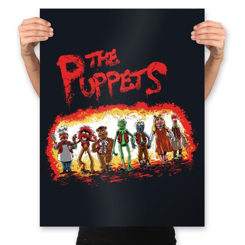 The Puppets - Prints Posters RIPT Apparel 18x24 / Black