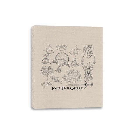 The Quest For The Grail - Canvas Wraps Canvas Wraps RIPT Apparel 8x10 / Natural