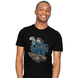 The Raptor King - Mens T-Shirts RIPT Apparel Small / Black