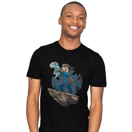 The Raptor King - Mens T-Shirts RIPT Apparel Small / Black