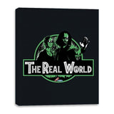 The Real World - Canvas Wraps Canvas Wraps RIPT Apparel 16x20 / Black