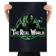 The Real World - Prints Posters RIPT Apparel 18x24 / Black