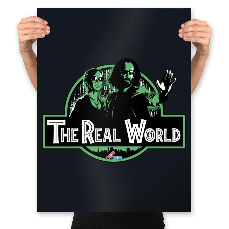 The Real World - Prints Posters RIPT Apparel 18x24 / Black