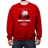 The Rebel's Seven - Crew Neck Sweatshirt Crew Neck Sweatshirt RIPT Apparel Small / Red