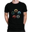 The Retro Arena of Mages and Strategists - Mens Premium T-Shirts RIPT Apparel Small / Black