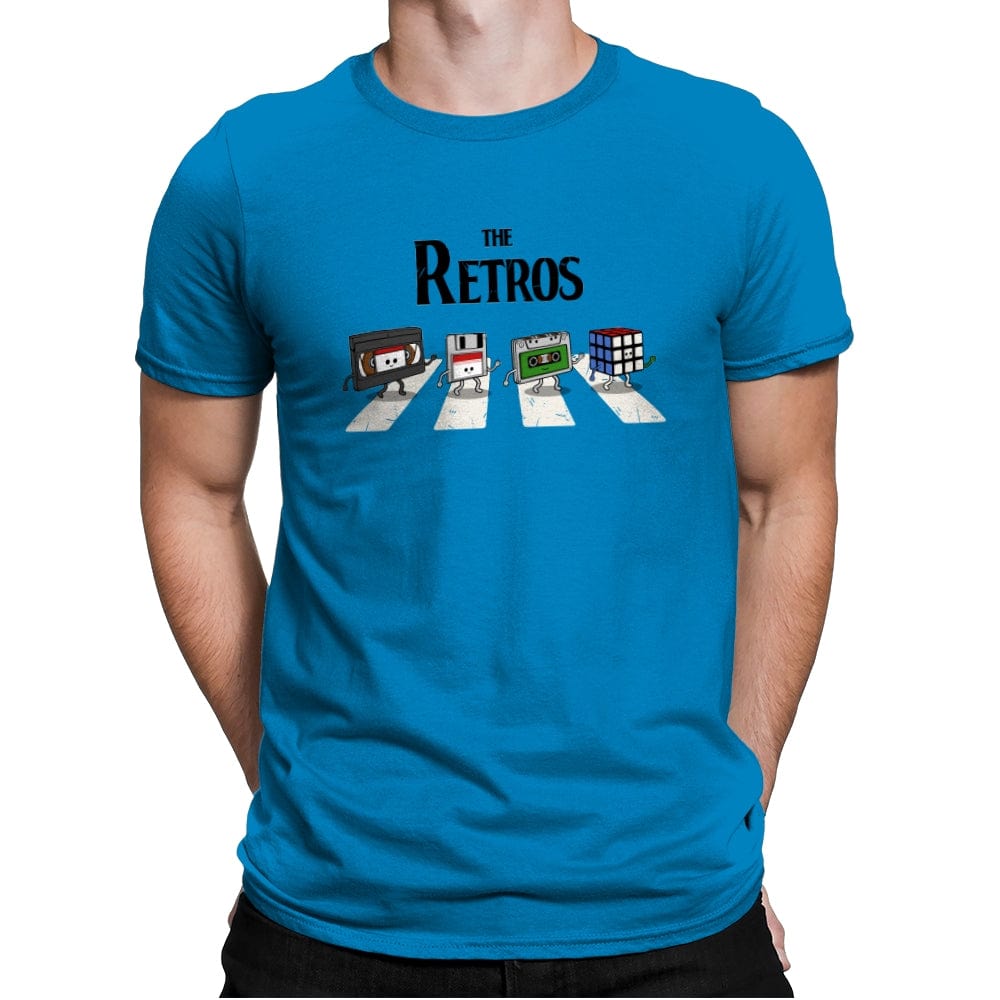 The Retro - Mens Premium T-Shirts RIPT Apparel Small / Turqouise