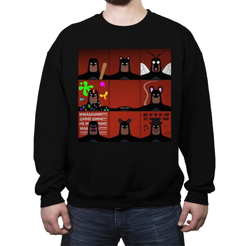 The Rhyming Multiverse - Crew Neck Sweatshirt Crew Neck Sweatshirt RIPT Apparel Small / Black