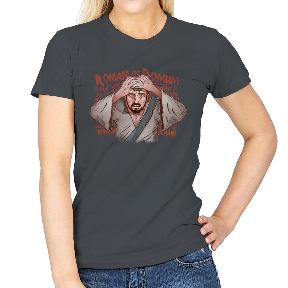 The Romani Joke - Womens T-Shirts RIPT Apparel Small / Charcoal