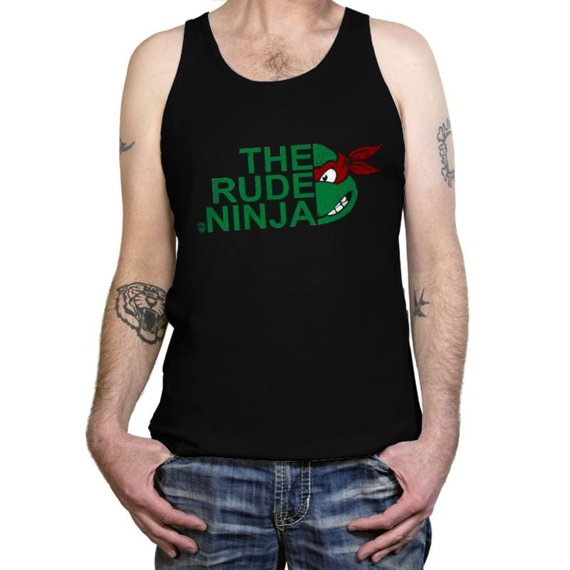 The Rude Ninja - Tanktop Tanktop RIPT Apparel X-Small / Black