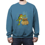 The Sai on the Slice - Crew Neck Sweatshirt Crew Neck Sweatshirt RIPT Apparel Small / Indigo Blue