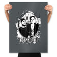 The Schrute - Prints Posters RIPT Apparel 18x24 / Charcoal