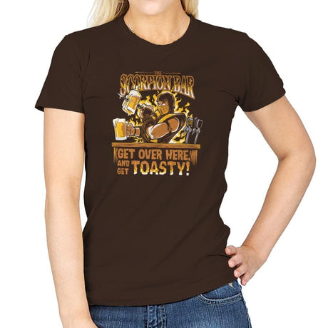 The Scorpion Bar Exclusive - Womens T-Shirts RIPT Apparel Small / Dark Chocolate