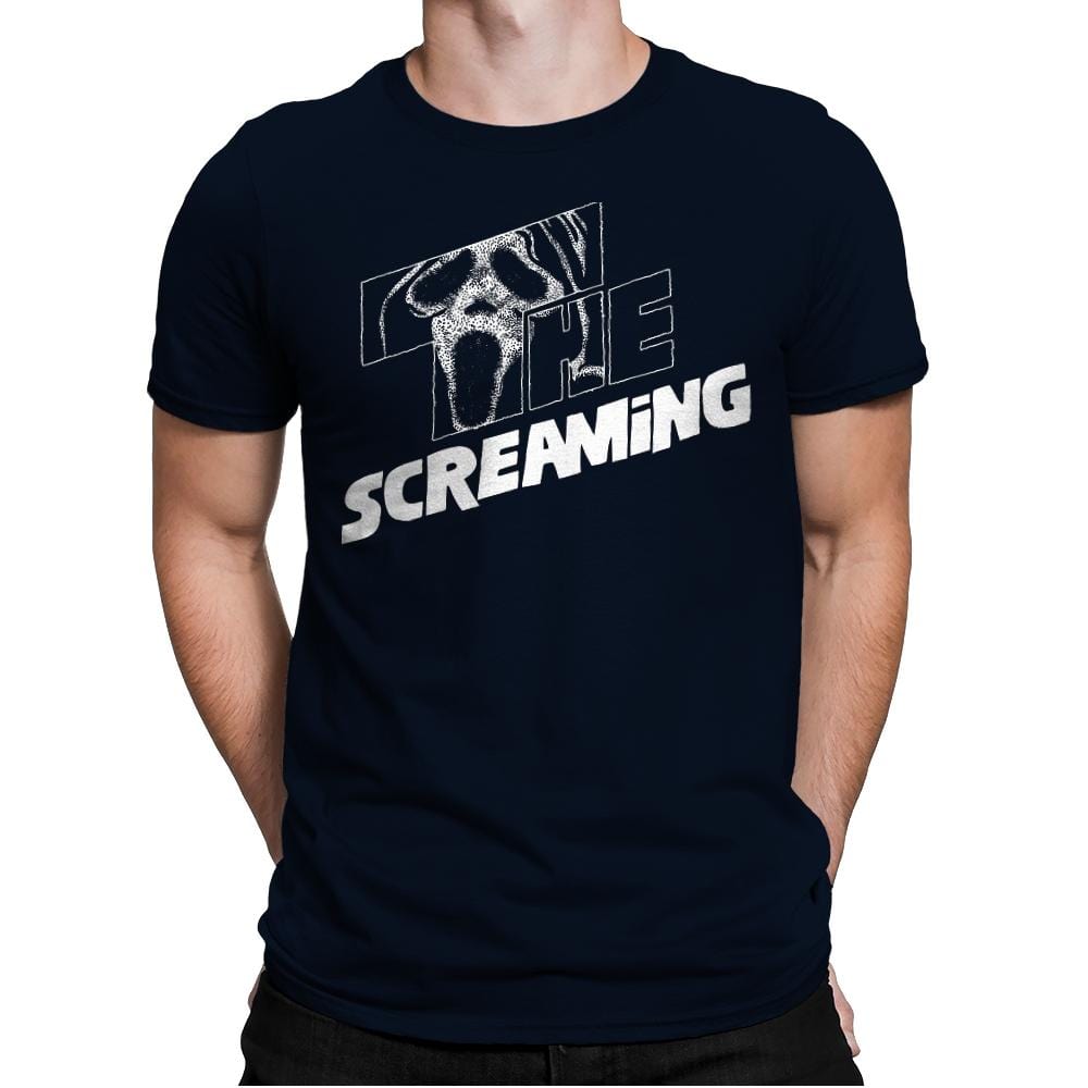 The Screaming - Mens Premium T-Shirts RIPT Apparel Small / Midnight Navy