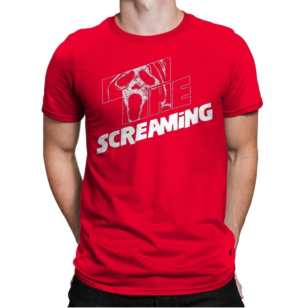 The Screaming - Mens Premium T-Shirts RIPT Apparel Small / Red