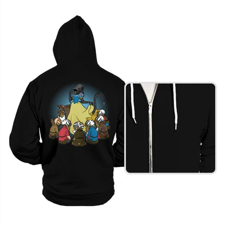 The Seven Xenodwarfs - Hoodies Hoodies RIPT Apparel Small / Black