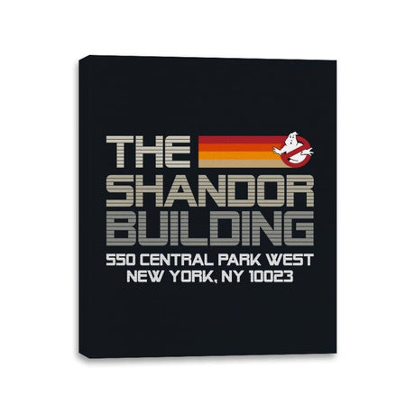 The Shandor Building - Canvas Wraps Canvas Wraps RIPT Apparel 11x14 / Black