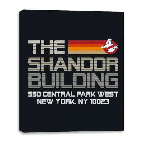 The Shandor Building - Canvas Wraps Canvas Wraps RIPT Apparel 16x20 / Black