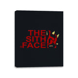 The Sith Face - Canvas Wraps Canvas Wraps RIPT Apparel 11x14 / Black