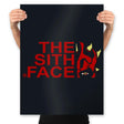 The Sith Face - Prints Posters RIPT Apparel 18x24 / Black