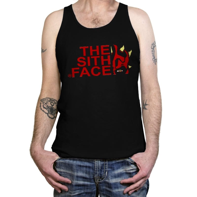 The Sith Face - Tanktop Tanktop RIPT Apparel X-Small / Black