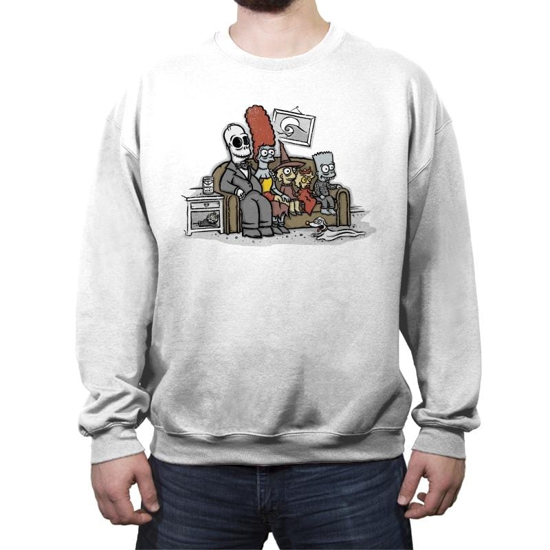 The Skellingtons - Crew Neck Sweatshirt Crew Neck Sweatshirt RIPT Apparel Small / White