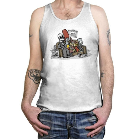 The Skellingtons - Tanktop Tanktop RIPT Apparel X-Small / White