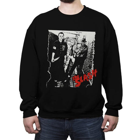 The Slash - Crew Neck Sweatshirt Crew Neck Sweatshirt RIPT Apparel Small / Black