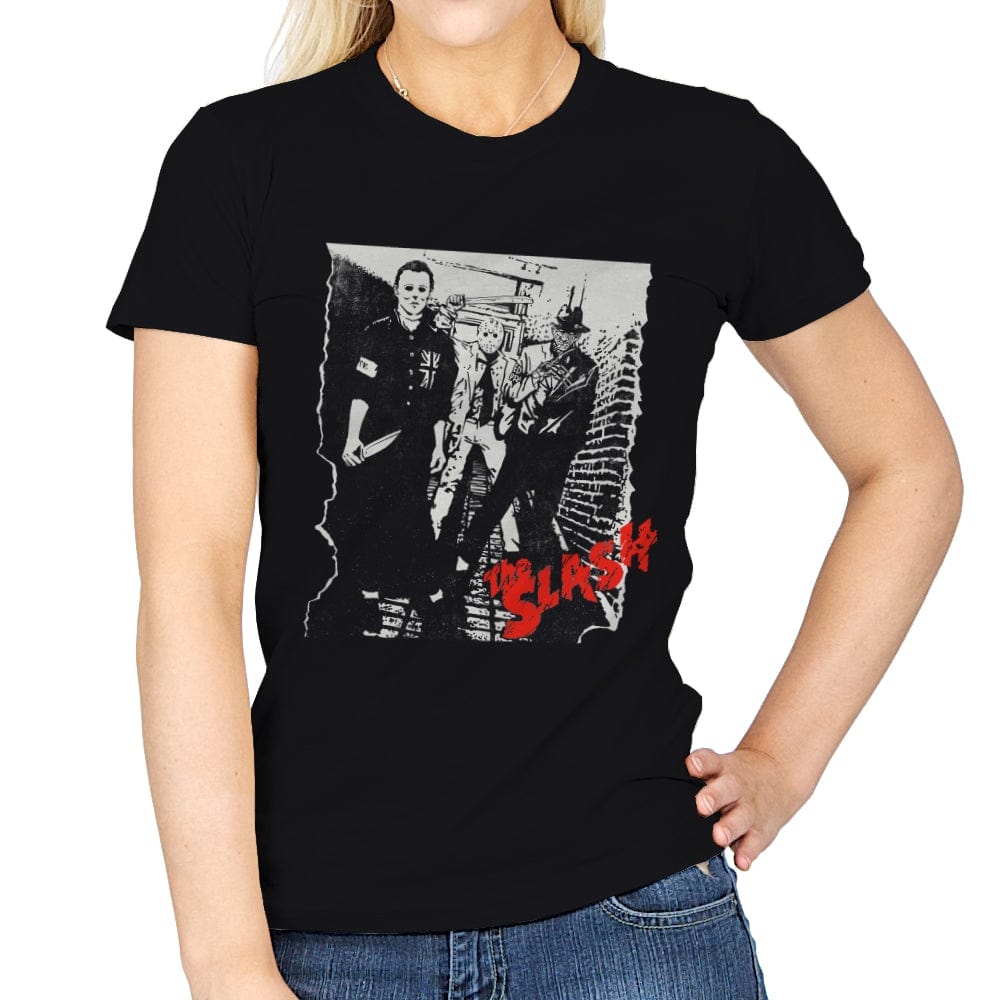 The Slash - Womens T-Shirts RIPT Apparel Small / Black