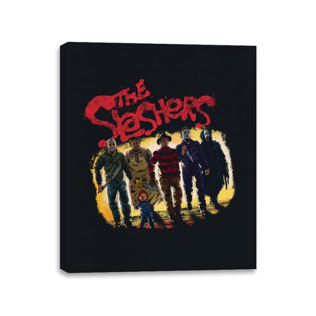 The Slashers Are Back - Canvas Wraps Canvas Wraps RIPT Apparel 11x14 / Black