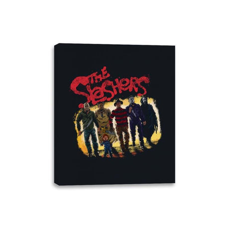 The Slashers Are Back - Canvas Wraps Canvas Wraps RIPT Apparel 8x10 / Black