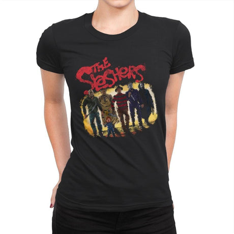 The Slashers Are Back - Womens Premium T-Shirts RIPT Apparel Small / Black