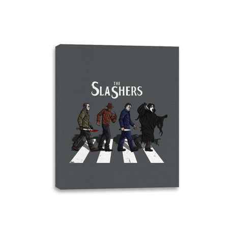 The Slashers - Canvas Wraps Canvas Wraps RIPT Apparel 8x10 / Charcoal