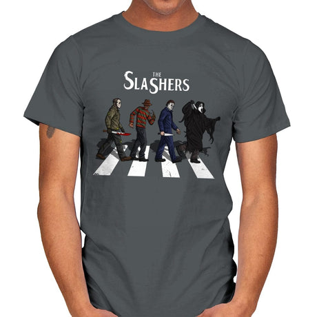 The Slashers - Mens T-Shirts RIPT Apparel Small / Charcoal