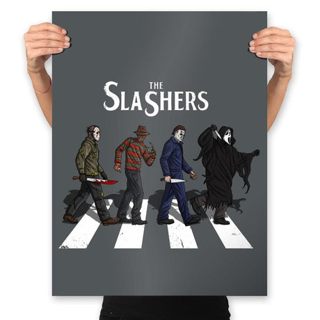 The Slashers - Prints Posters RIPT Apparel 18x24 / Charcoal