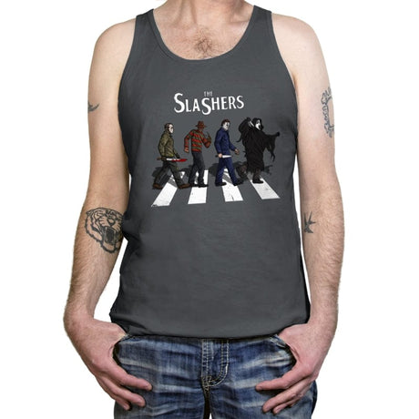 The Slashers - Tanktop Tanktop RIPT Apparel X-Small / Asphalt