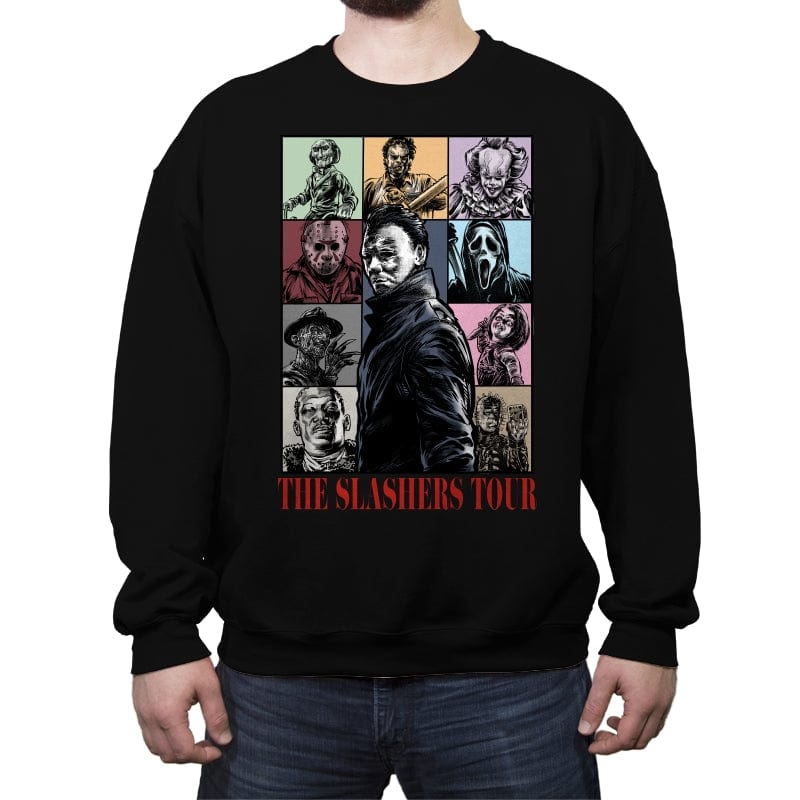 The Slashers Tour - Crew Neck Sweatshirt Crew Neck Sweatshirt RIPT Apparel Small / Black