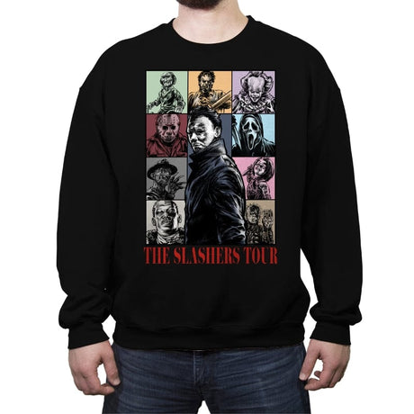 The Slashers Tour - Crew Neck Sweatshirt Crew Neck Sweatshirt RIPT Apparel Small / Black