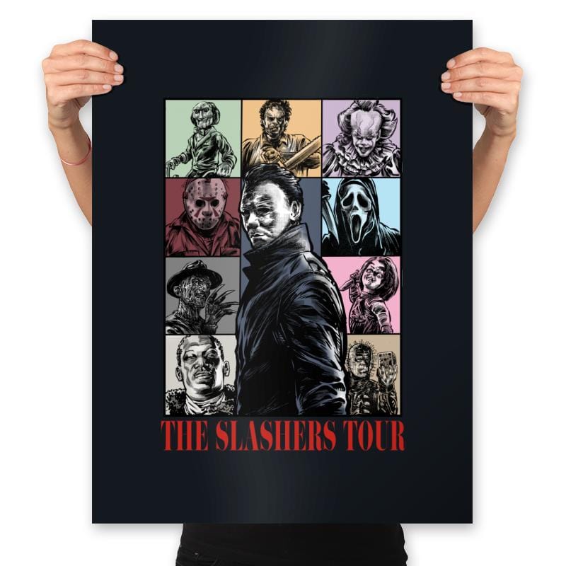 The Slashers Tour - Prints Posters RIPT Apparel 18x24 / Black