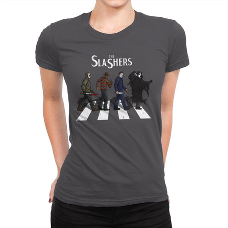 The Slashers - Womens Premium T-Shirts RIPT Apparel Small / Heavy Metal