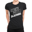 The Slashing - Womens Premium T-Shirts RIPT Apparel Small / Black