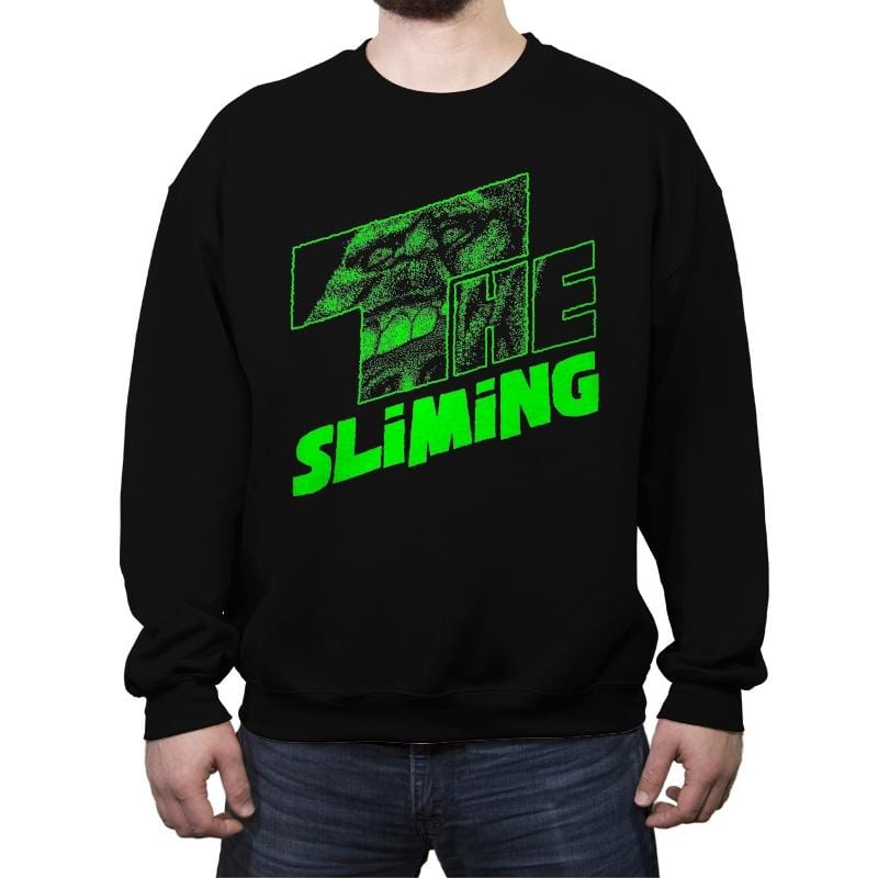 The Sliming - Crew Neck Sweatshirt Crew Neck Sweatshirt RIPT Apparel Small / Black