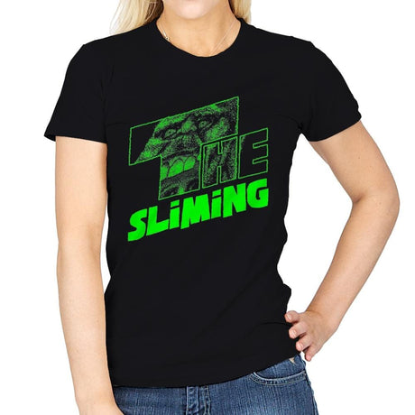 The Sliming - Womens T-Shirts RIPT Apparel Small / Black