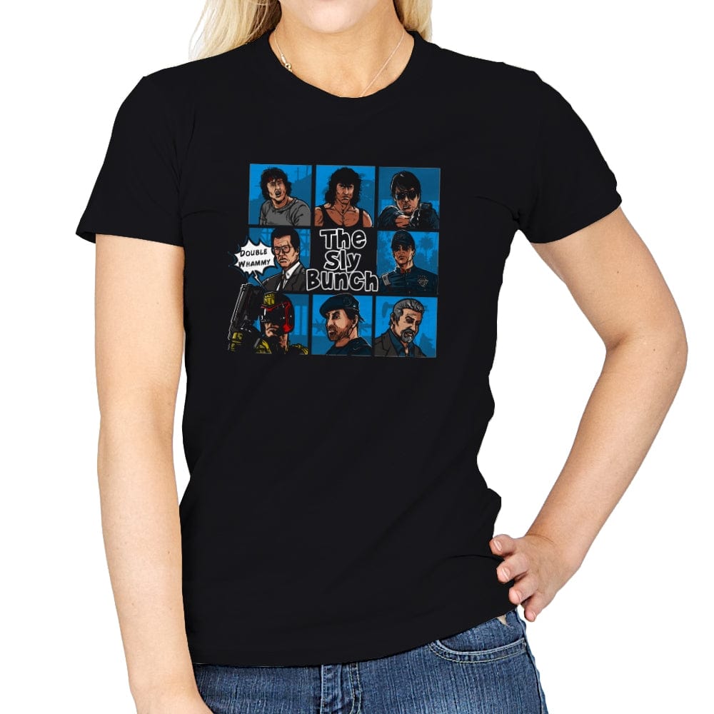 The Sly Bunch - Womens T-Shirts RIPT Apparel Small / Black