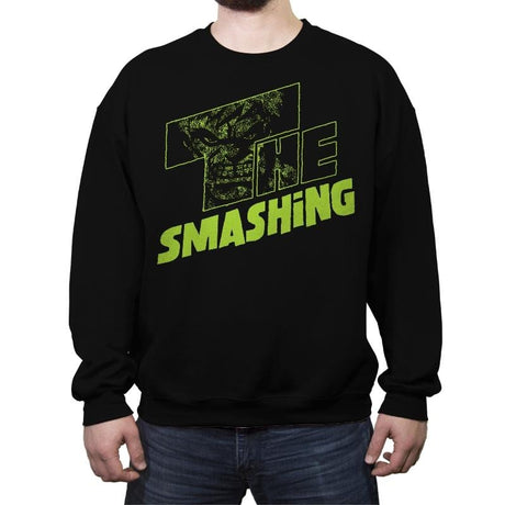 The Smashing - Crew Neck Sweatshirt Crew Neck Sweatshirt RIPT Apparel Small / Black