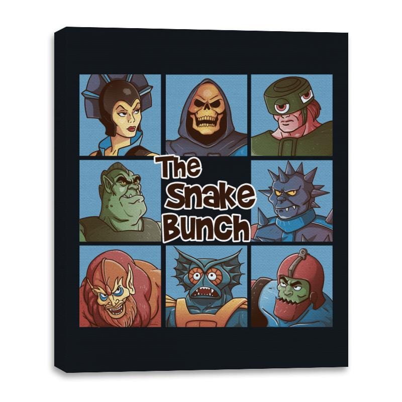 The Snake Bunch - Canvas Wraps Canvas Wraps RIPT Apparel 16x20 / Black