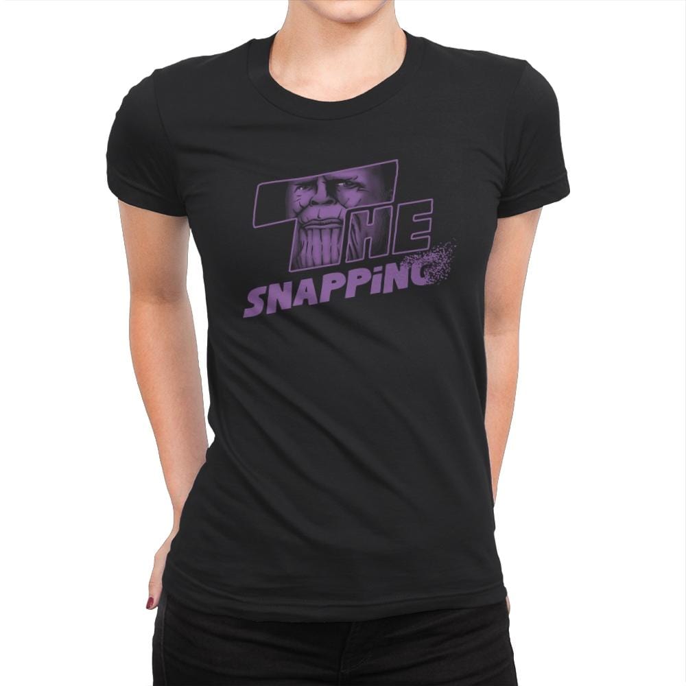 The Snapping - Womens Premium T-Shirts RIPT Apparel Small / Black