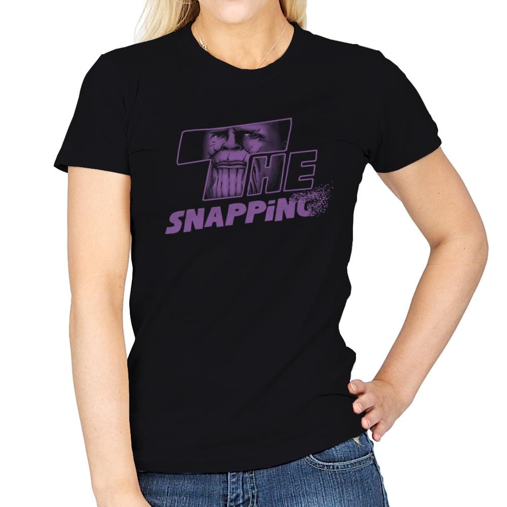 The Snapping - Womens T-Shirts RIPT Apparel Small / Black