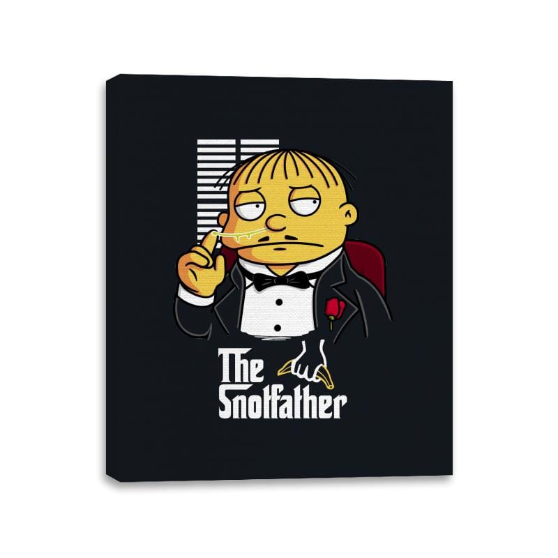 The Snotfather! - Canvas Wraps Canvas Wraps RIPT Apparel 11x14 / Black