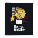 The Snotfather! - Canvas Wraps Canvas Wraps RIPT Apparel 16x20 / Black